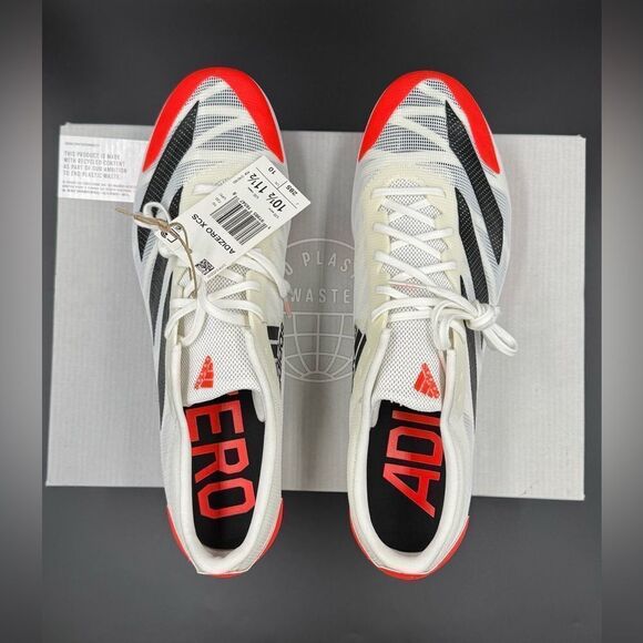 Adidas Adizero XCS 'White Solar Red' Track shoes - Picture 7 of 10